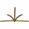 Ekena Millwork Davenport Rough Sawn Timber Gable Bracket, Western Red Cedar, 108"W x 72"H x 2"D x 4"F, 16/12 Pitch GBW108X72X0204DAV00RWR - alternate 2